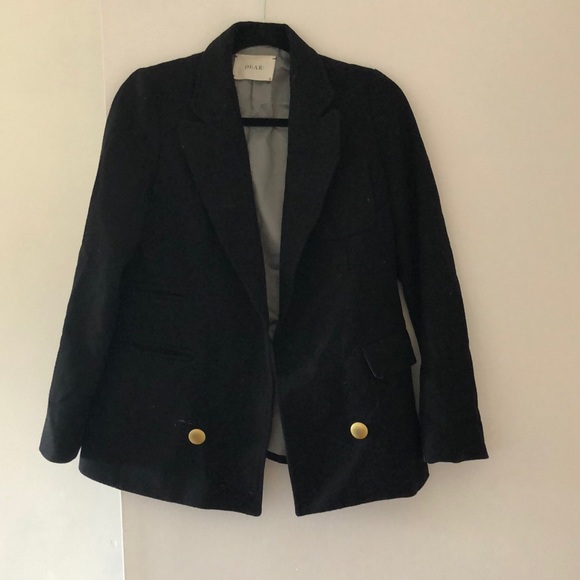 Black unique wool blazer - Picture 1 of 1